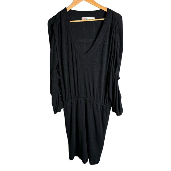 Free People FP Beach Bambi Mini Dress Black Size M - Picture 2 of 4